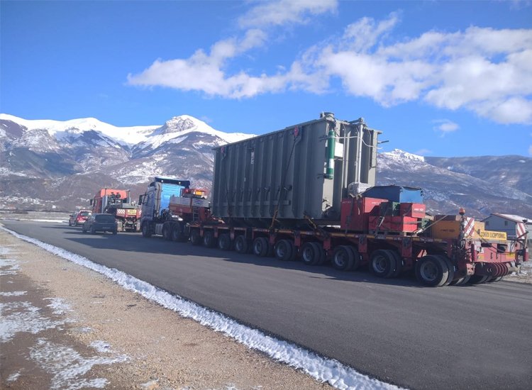 Ankara-Turkey / Amounts / Albania Transformer transport 108 tons